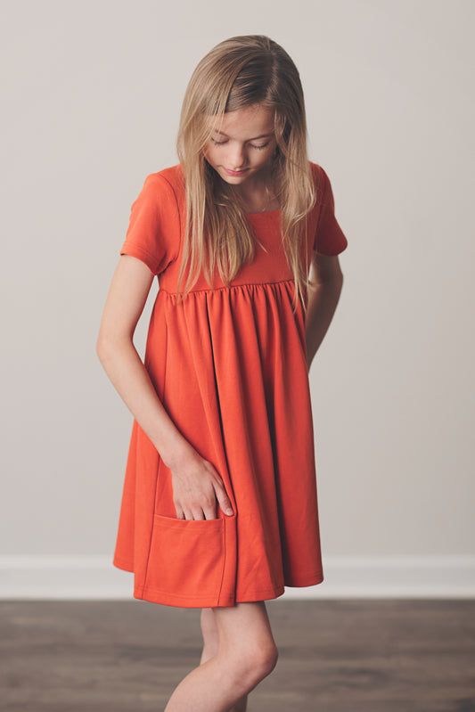 Oh, the Pumpkin Pocket Dress